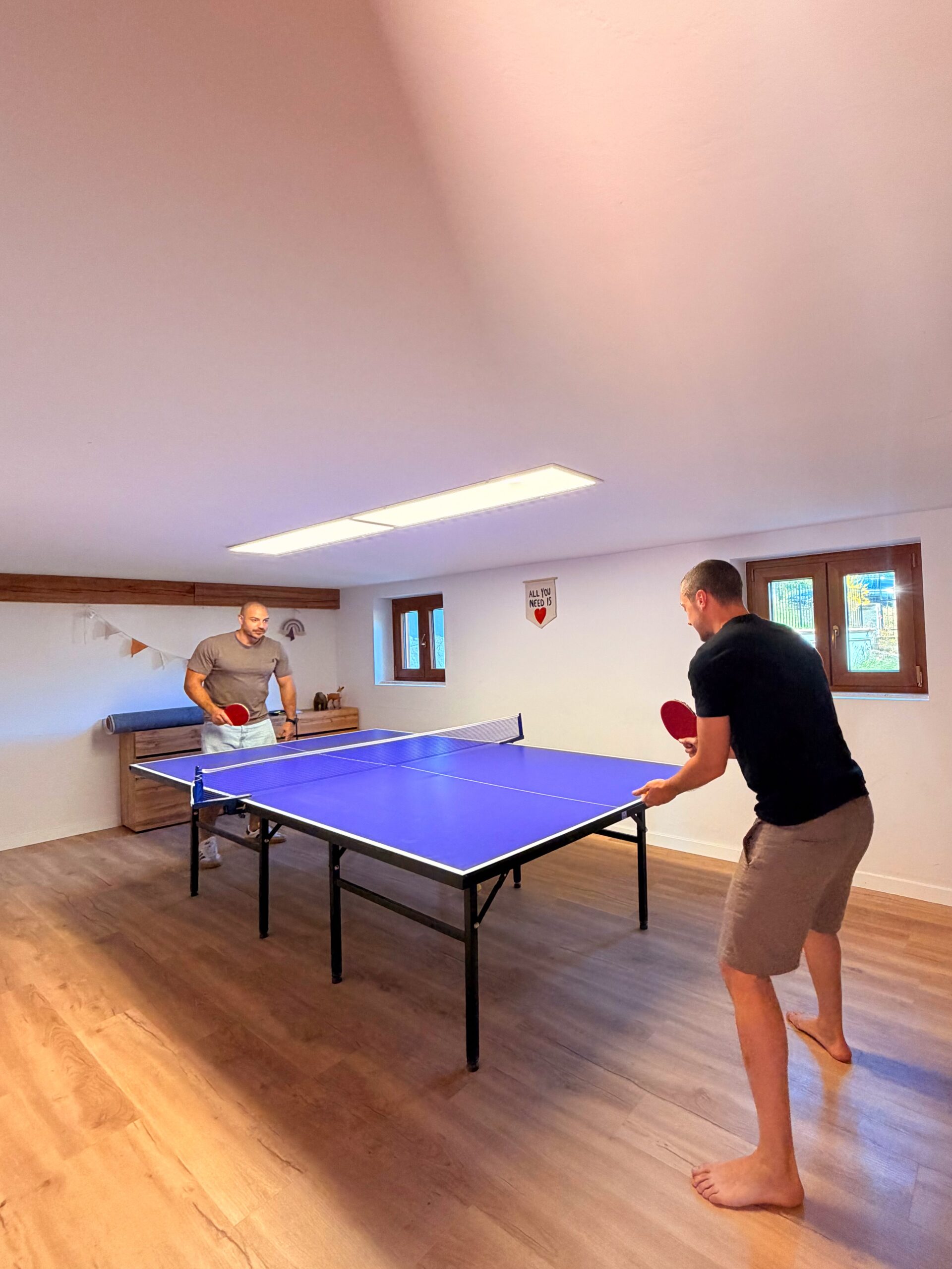 Sala giochi ping pong